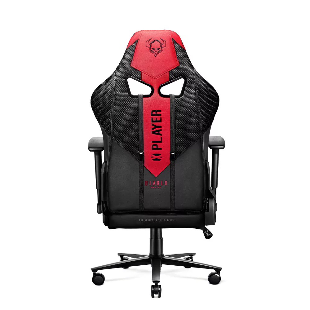 Diablo Chairs X-Player 2.0 King Gamer szék - Antracit / Karmazsin piros (1079)-0