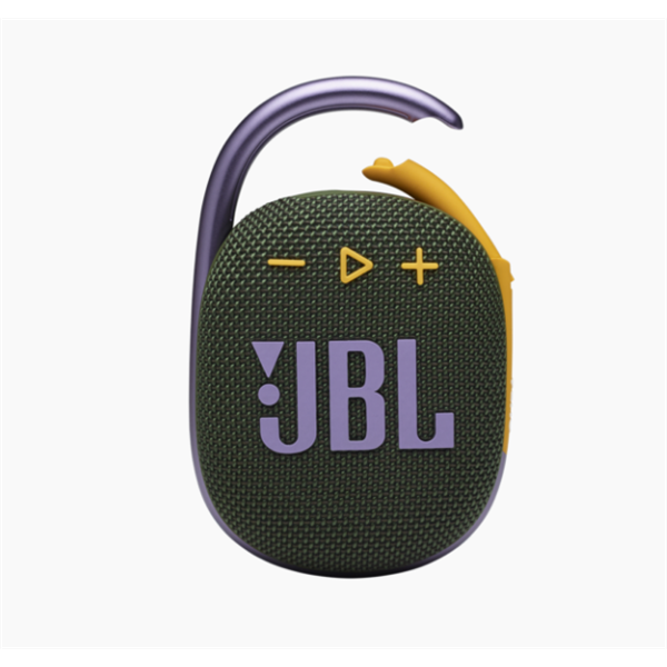 Prenosný reproduktor JBL Clip 4 viacfarebný 5 W (JBLCLIP4GRN)-0