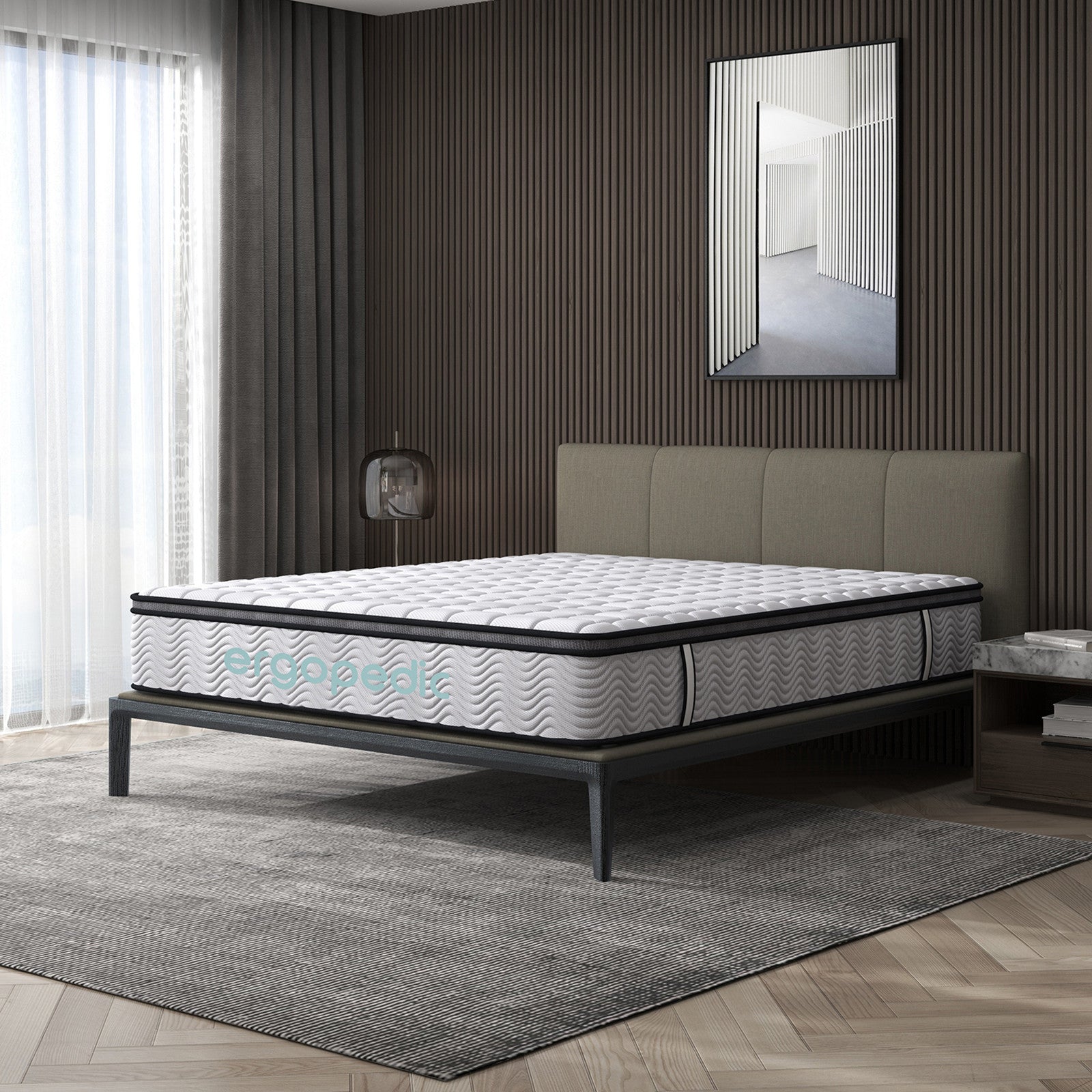 NNEIDS Ergopedic Pocket Spring Mattress-Queen-0