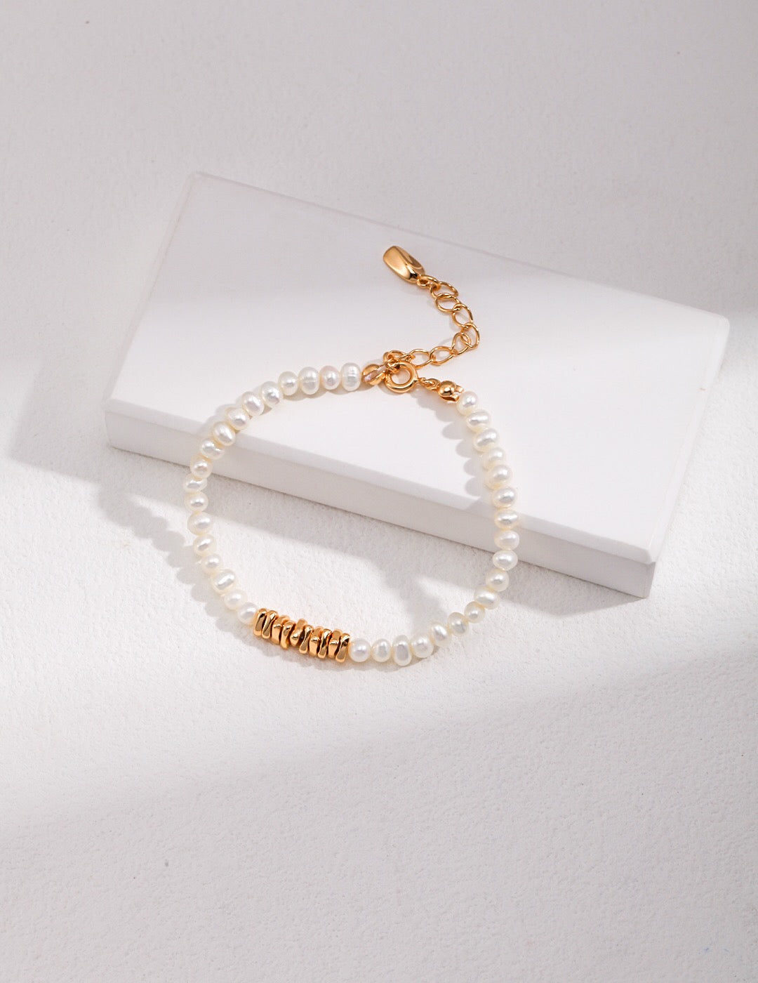 Natural Pearl Beaded Bracelet-0