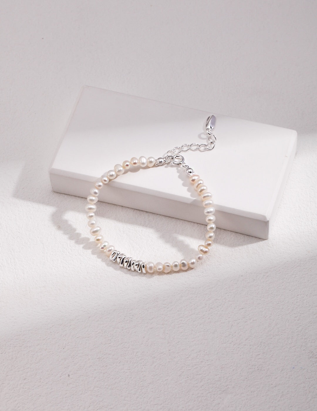 Natural Pearl Beaded Bracelet-1