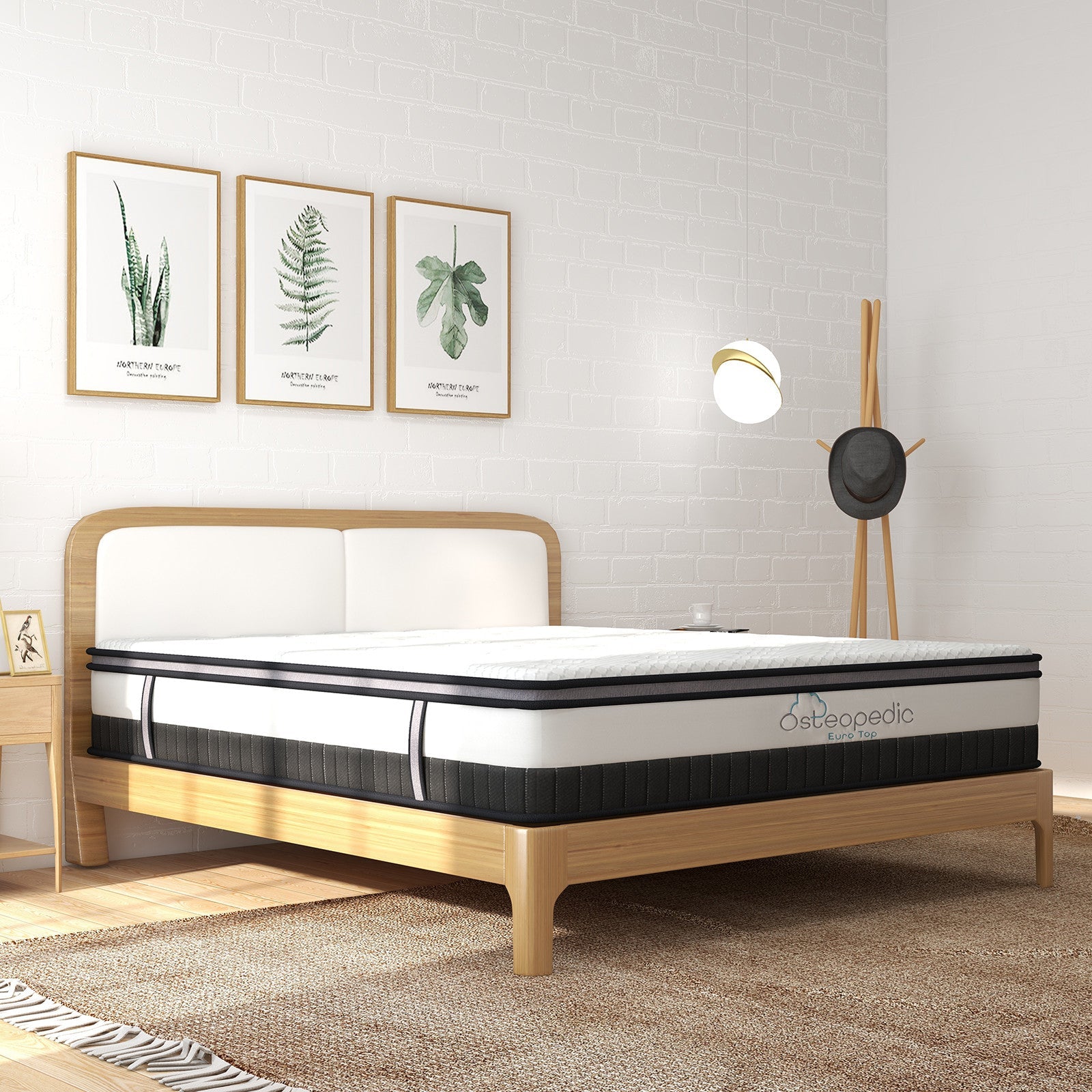 NNEIDS Osteopedic Euro Top Pocket Spring Mattress - Double-3