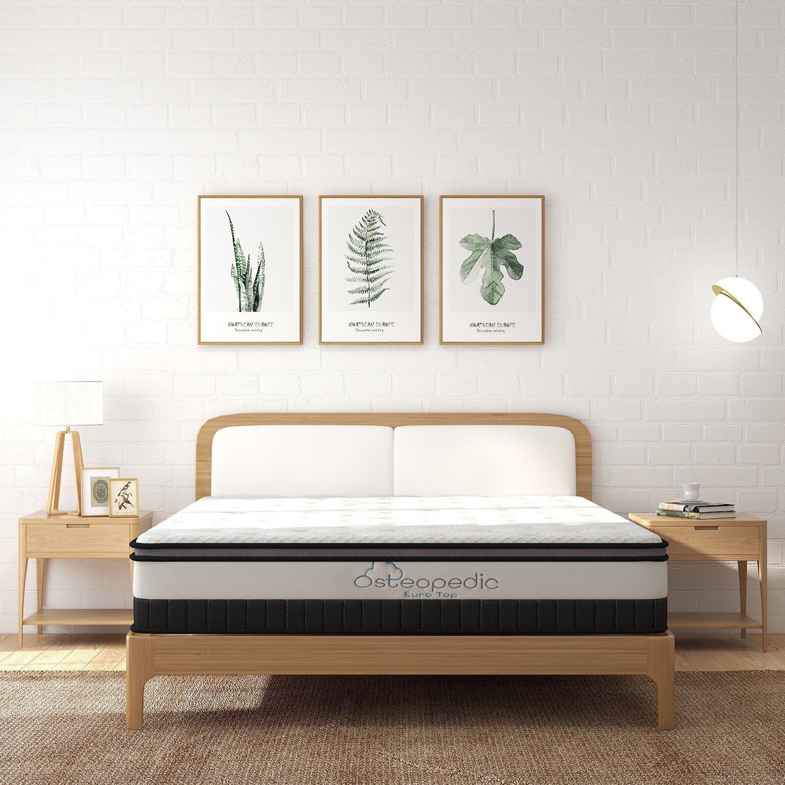NNEIDS Osteopedic Euro Top Pocket Spring Mattress - King-0