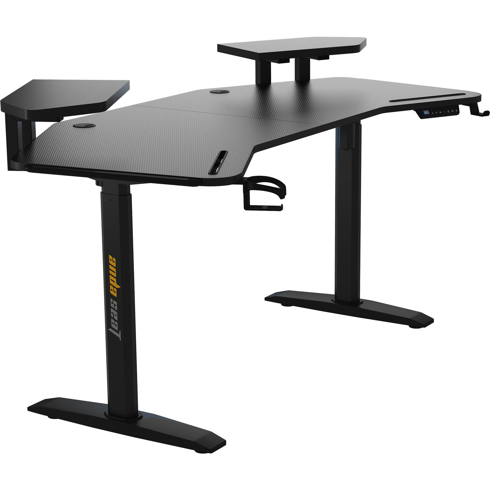 Anda Seat Shadow Warrior Premium Gaming Table - Black (AD-D-DD1-1600L-02-B)-0