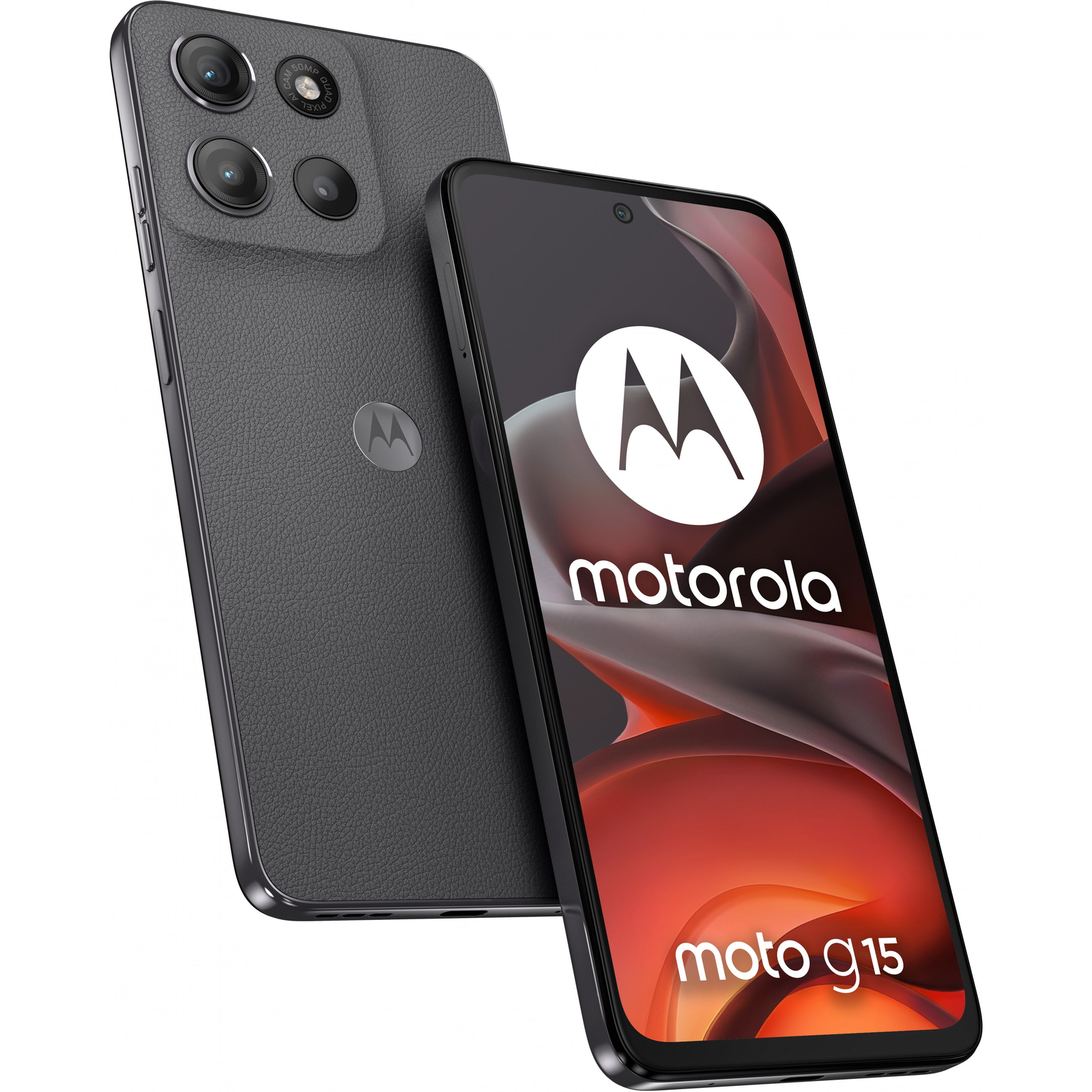 Motorola moto g15 17,1 см (6.72") Двойна SIM карта Android 15 4G UBS тип C 8 GB 256 GB 5200 mAh Сив (PB6E0018ES)-0