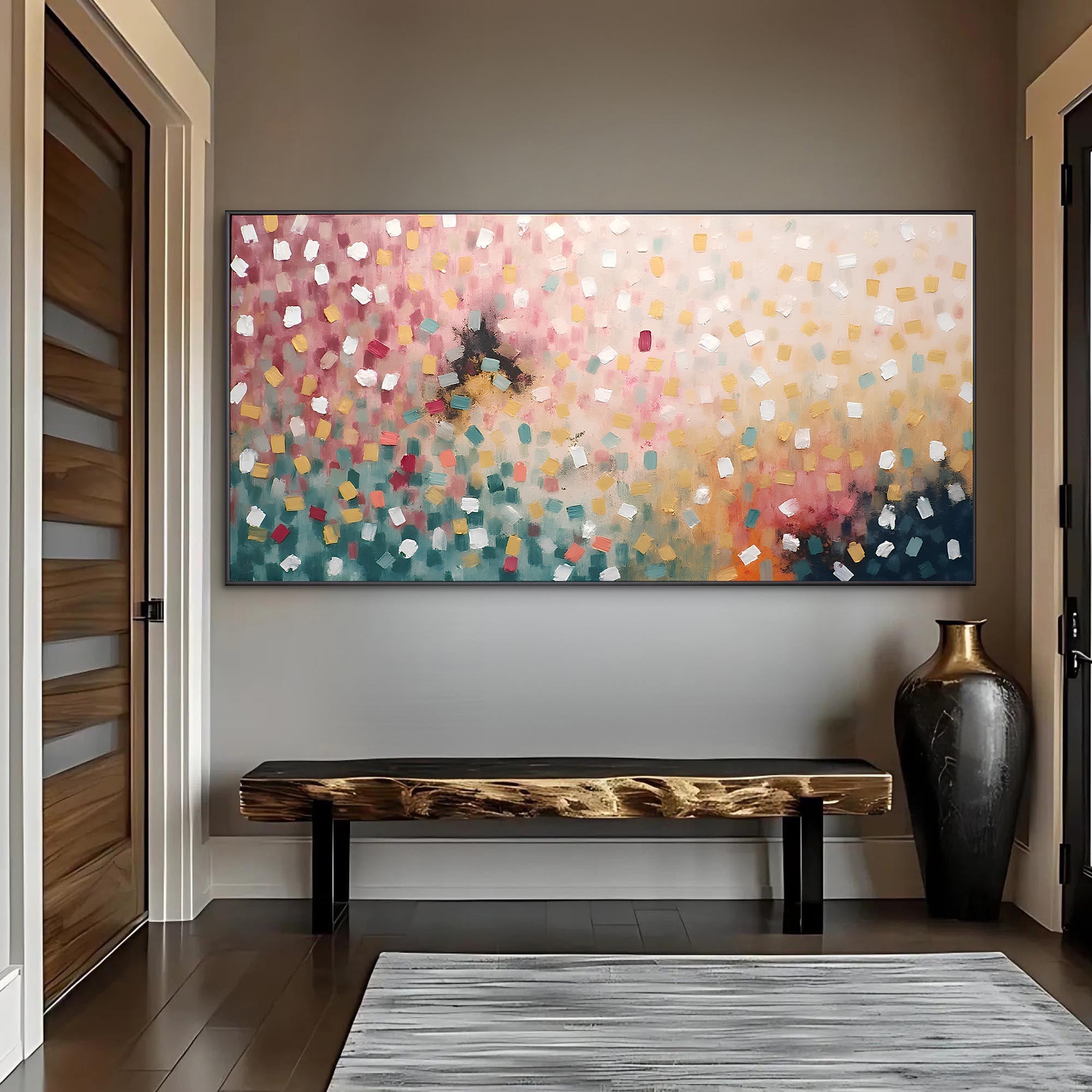 Secret Garden Impasto Wall Art-1