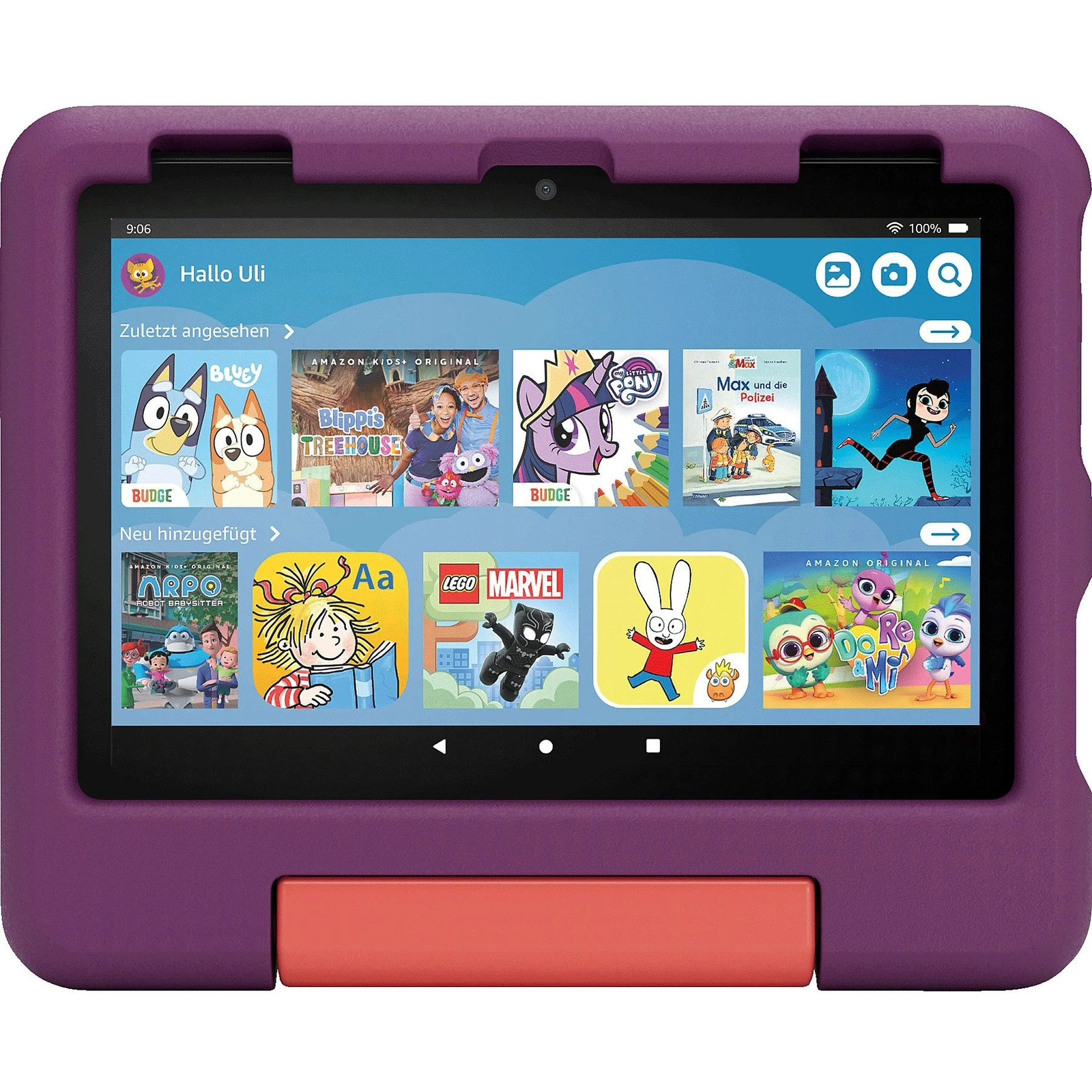 Amazon Fire HD 8 Kids 32GB (2024), grape (B0CVDWHGG5)-0