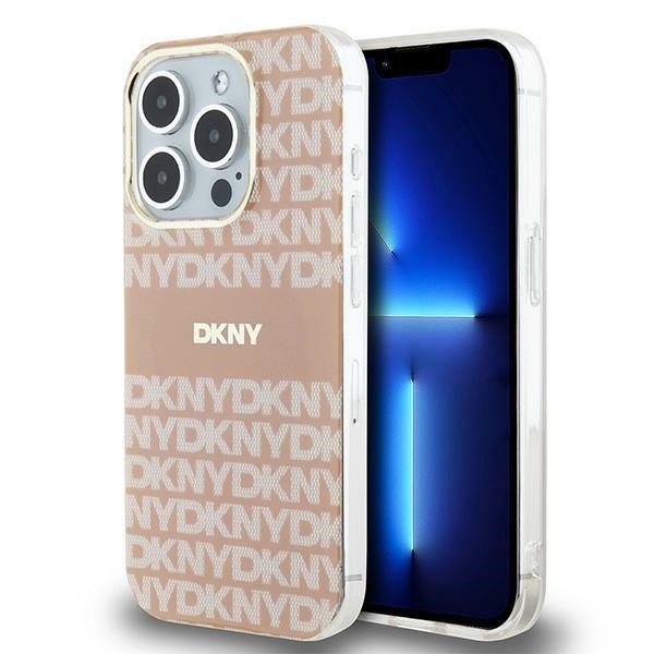 Zadní Kryt DKNY pro Apple iPhone 15 Pro Max růžová (DKHMP15XHRHSEP)-0