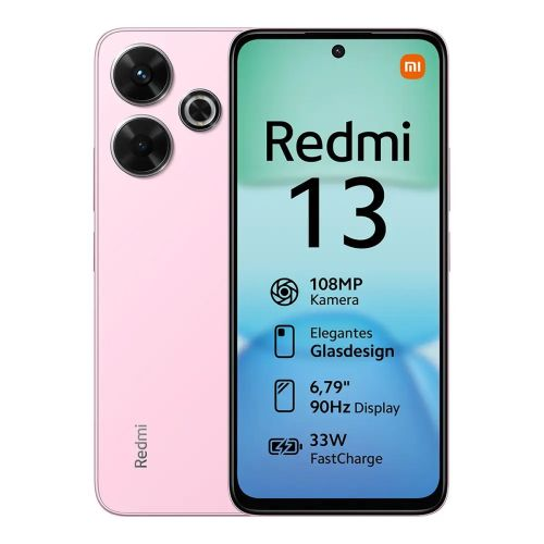Telefon mobil Xiaomi Redmi 13, 8GB RAM, 256GB, Pink (MZB0H5LEU)-0