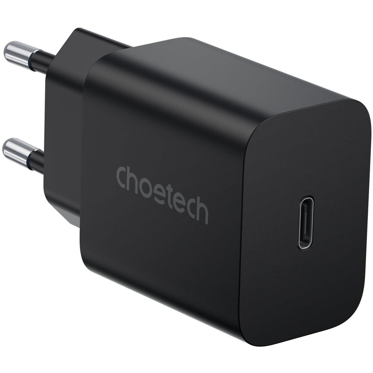 ChoeTech USB-C PD 20W Wall Charger Black (PD5005-BK)-0