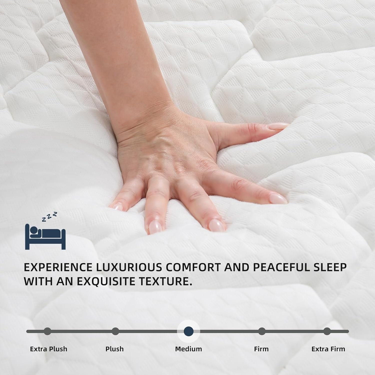 Full Size 10 Inch Hybrid Mattress FiberglassFreeBreathable-2