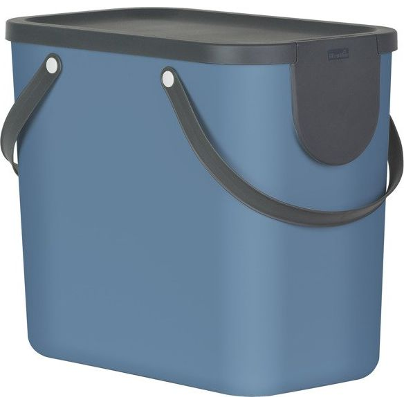 Kosz na śmieci Rotho szafkowy uchylny 25L niebieski (Albula melyna) (Albula melyna)-0