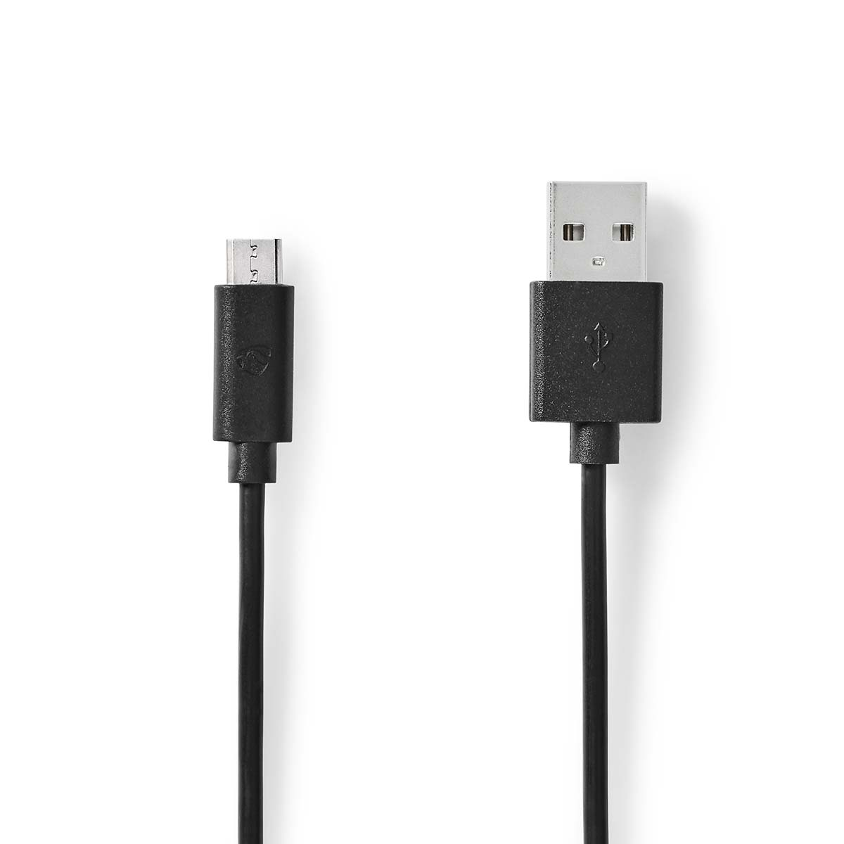 Nedis CCGL60500BK30 USB-A apa - MicroUSB-B apa 2.0 Adat és töltő kábel - Fekete (3m) (CCGL60500BK30)-0