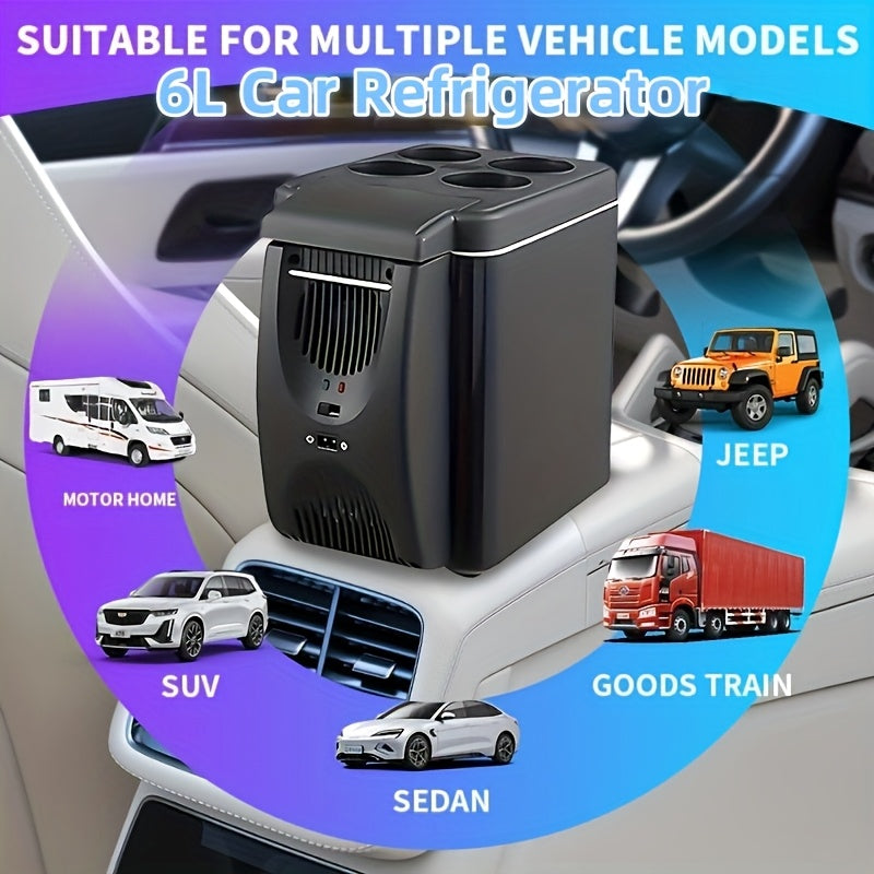 NNETM Car Fridge Mini Freezer Cooler-4