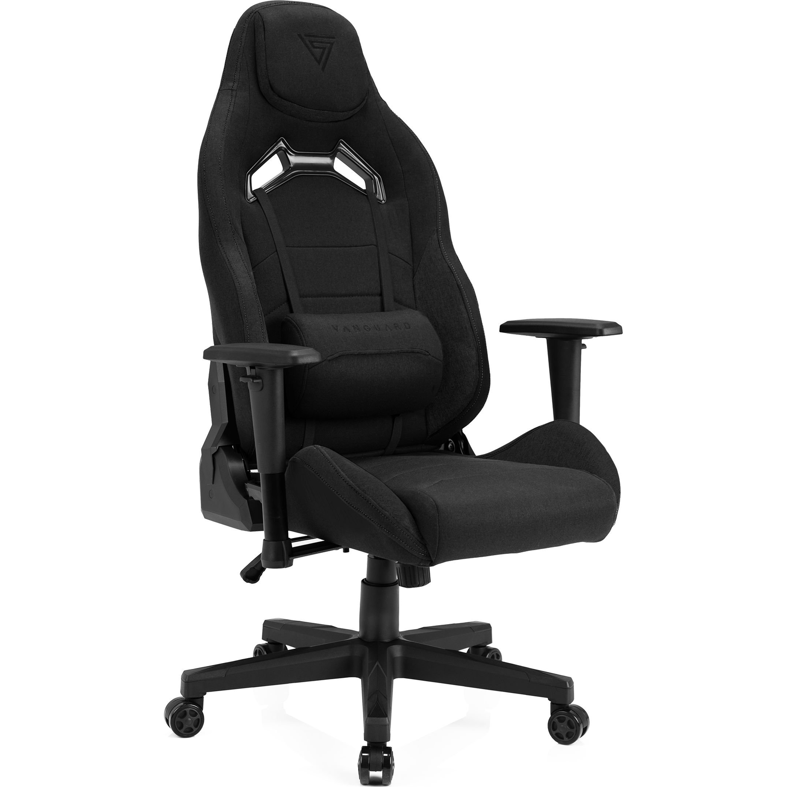 Fotel SENSE7 materiałowy Vanguard czarny (5902659841414)-0