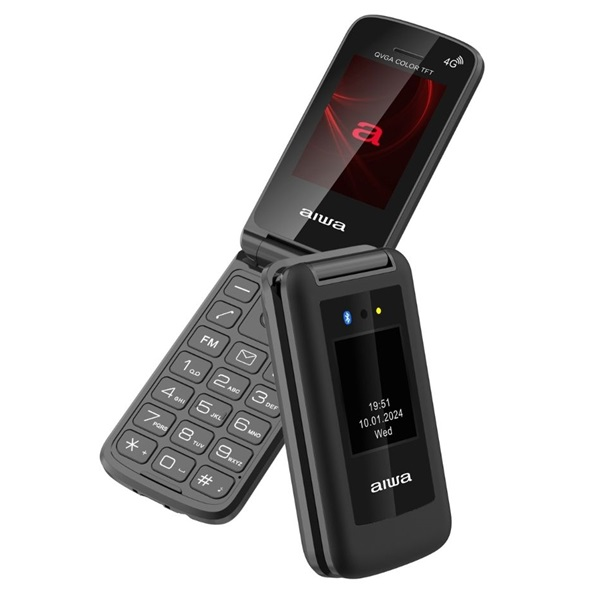 Telefon GSM AIWA FP-30-4G/BK czarny (FP-30-4G/BK)-0