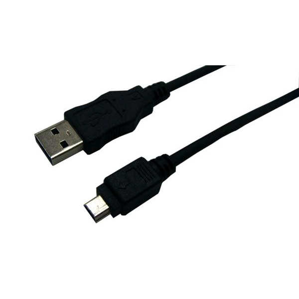 LogiLink USB 2.0 A/mini-A 3m kabel USB USB A Mini-USB A Czarny (CU0015)-0