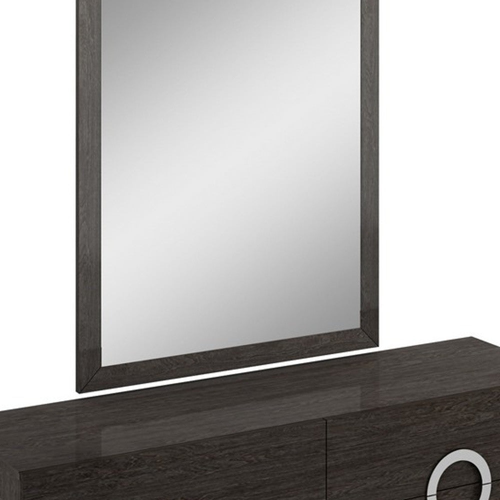31" Refined Grey High Gloss Dresser-1
