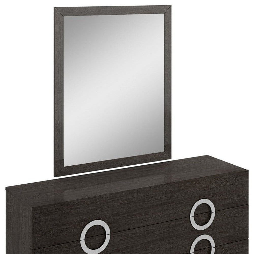 31" Refined Grey High Gloss Dresser-2