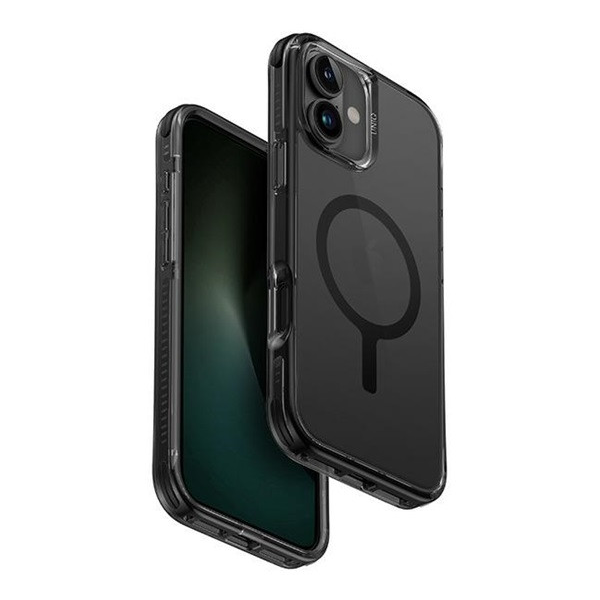 UNIQ Combat iPhone 16 case 6.1" Magclick Charging black/carbon black (UNIQ-IP6.1(2024)-COMMBLK)-0