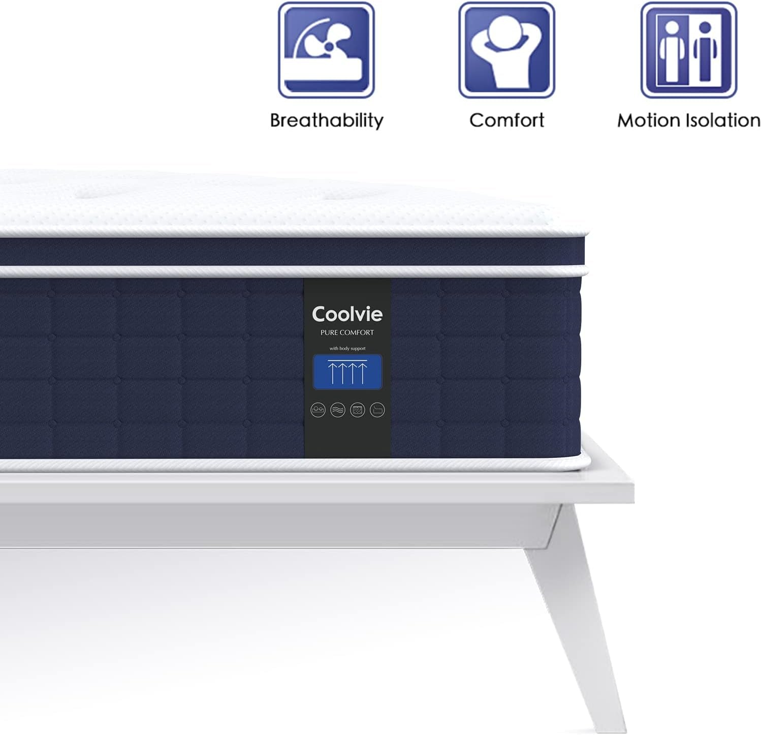 Twin TwelveInch Hybrid Mattress With Premium PocketCoils-4