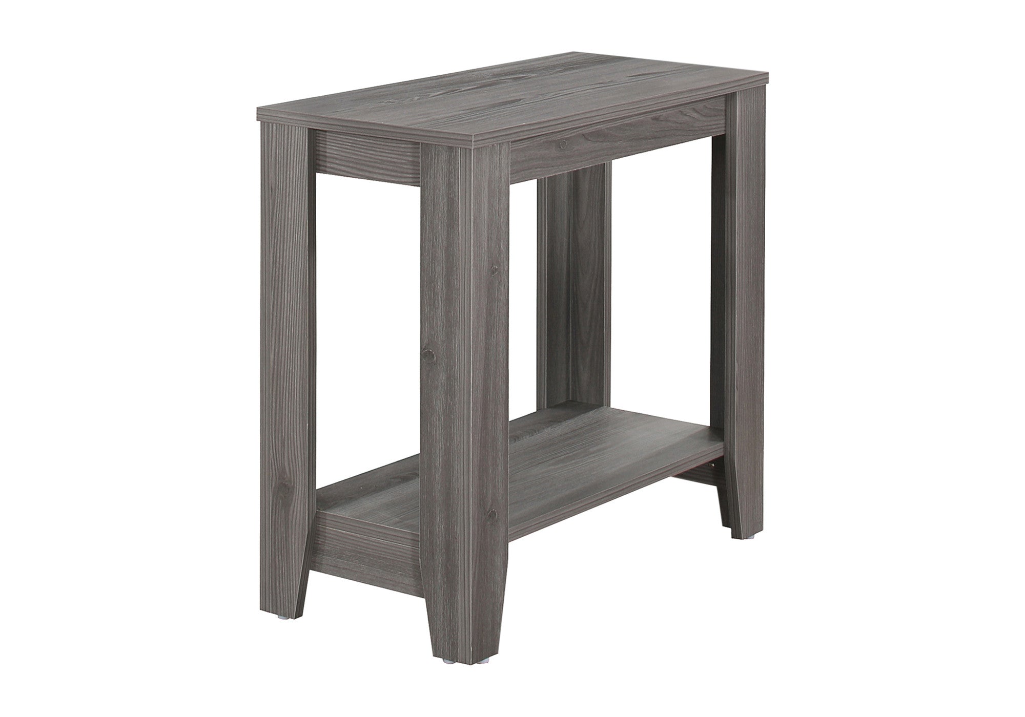 24" Gray Console Table With Storage-1