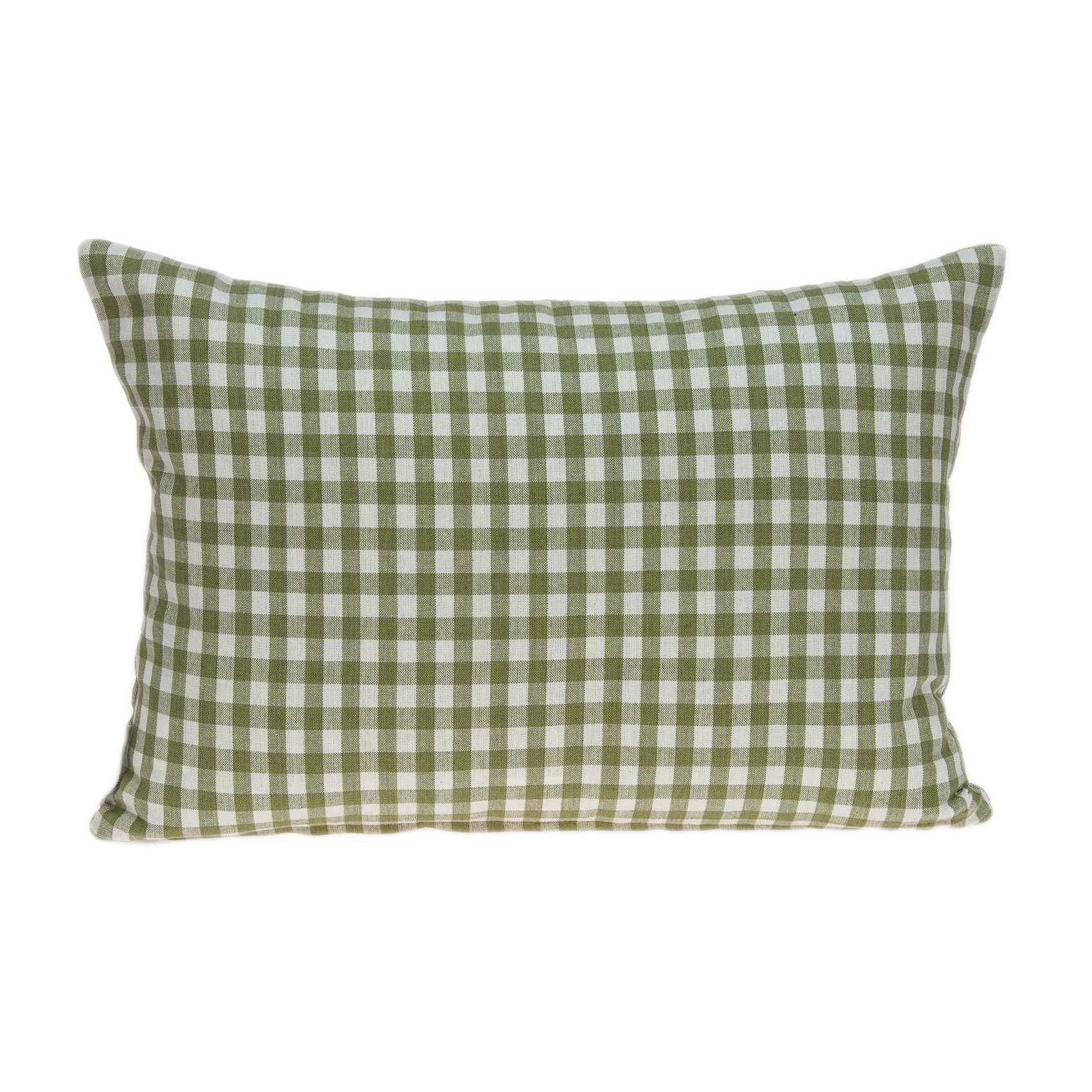 20" X 6" X 14" Tropical Green Pillow Cover With Poly Insert-3