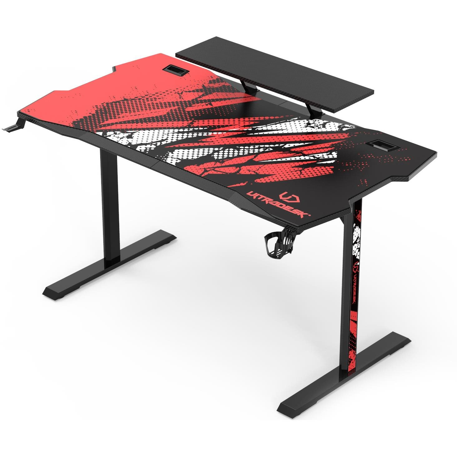 Ultradesk Atomic fekete-piros (UDESK-AT-BK)-0