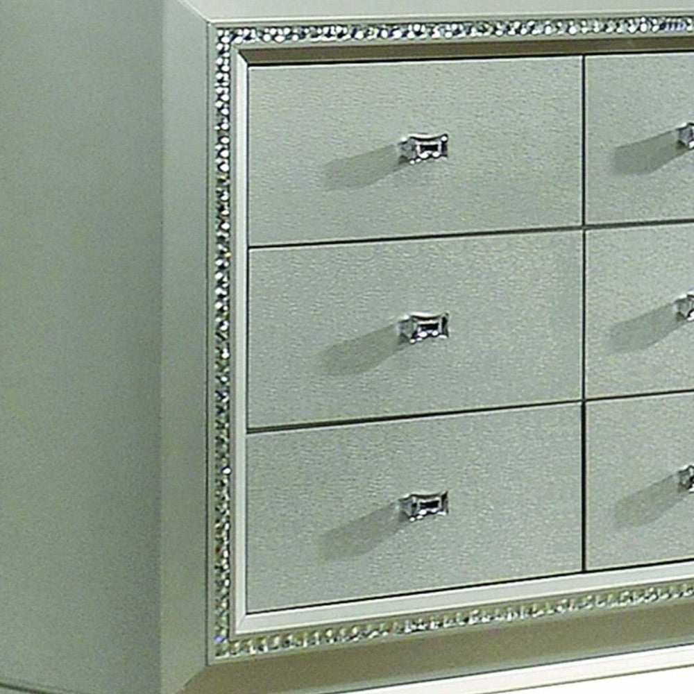 18" Champagne Solid Wood Double Dresser-3