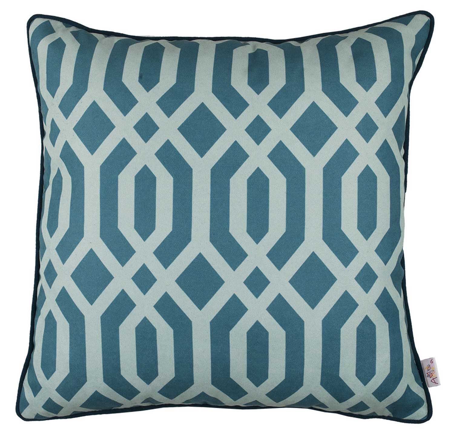 18" Teal Throw Pillow Cover-0