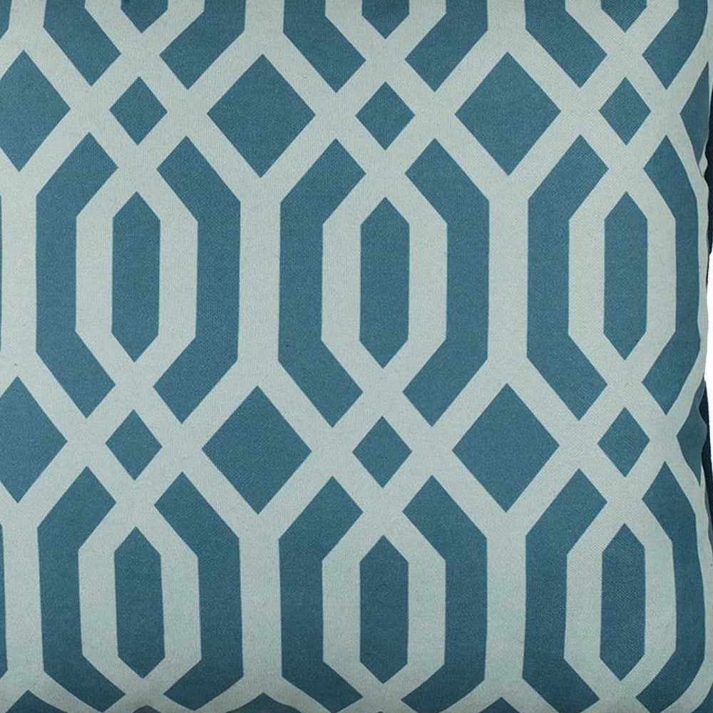18" Teal Throw Pillow Cover-2
