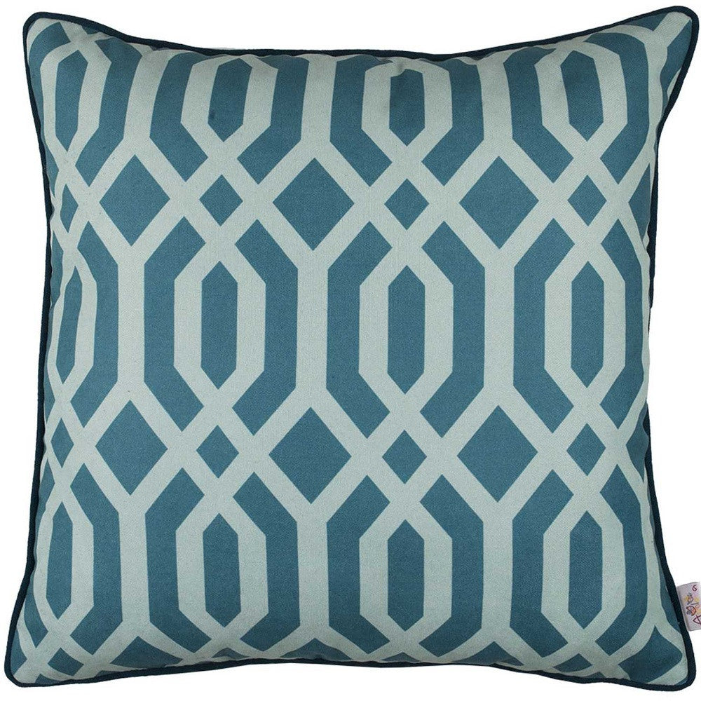 18" Teal Throw Pillow Cover-3