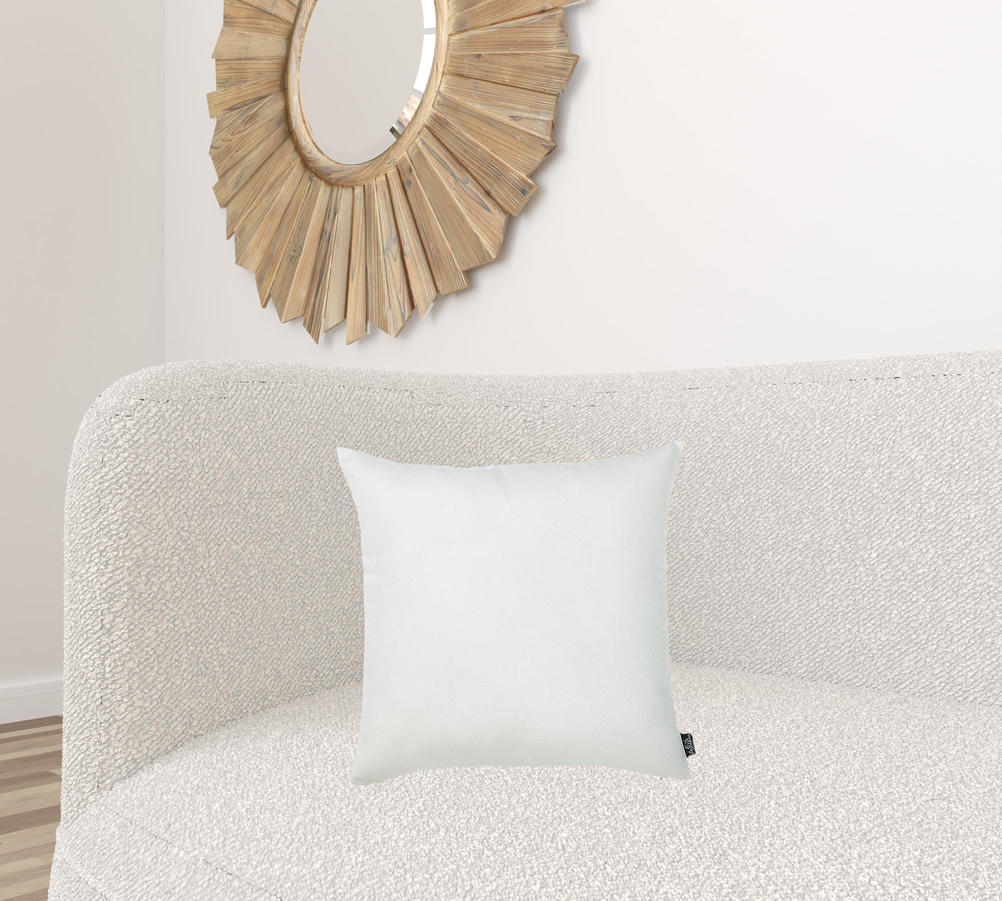 Set Of 2 Bright White Brushed Twill Decorative Throw Pillow Covers-1