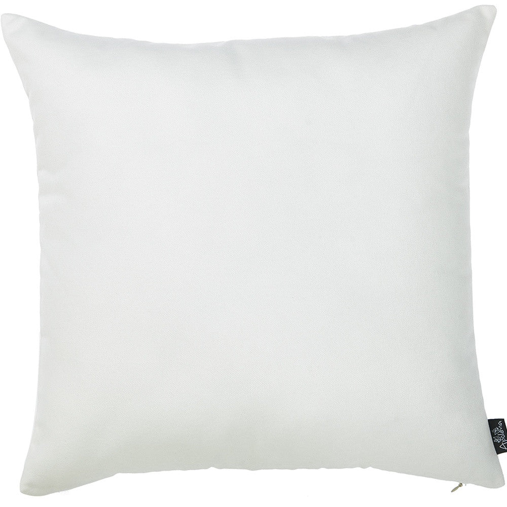 Set Of 2 Bright White Brushed Twill Decorative Throw Pillow Covers-4