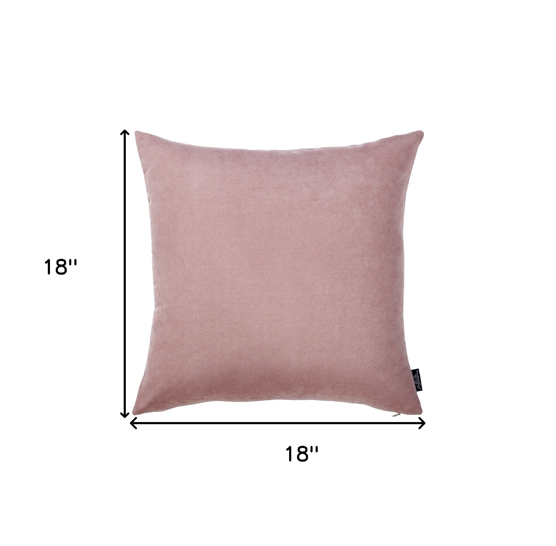 Set of Two 18" Mauve Pink Throw Pillow Covers-5