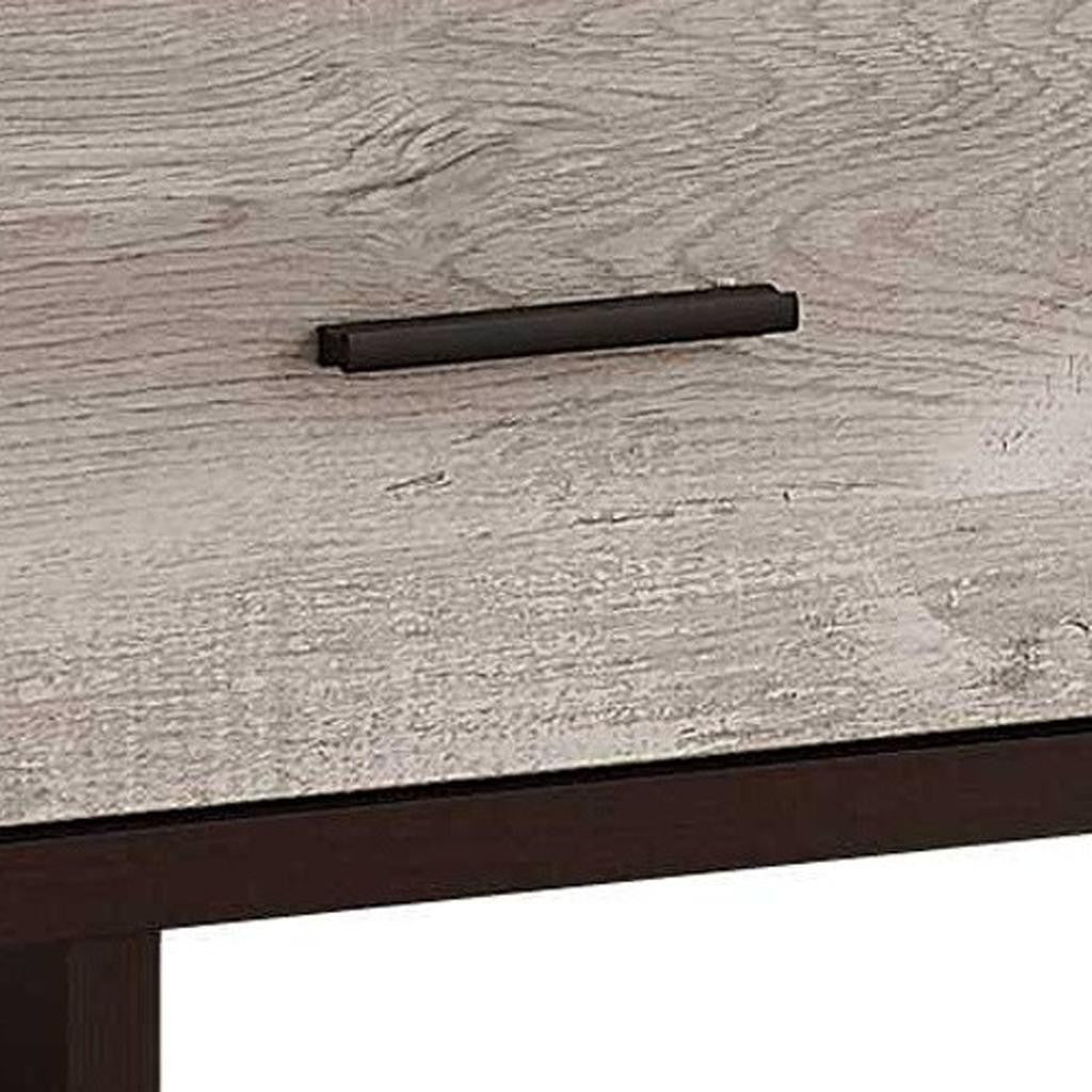 47" Wood Brown Cabinet Enclosed Storage TV Stand-3