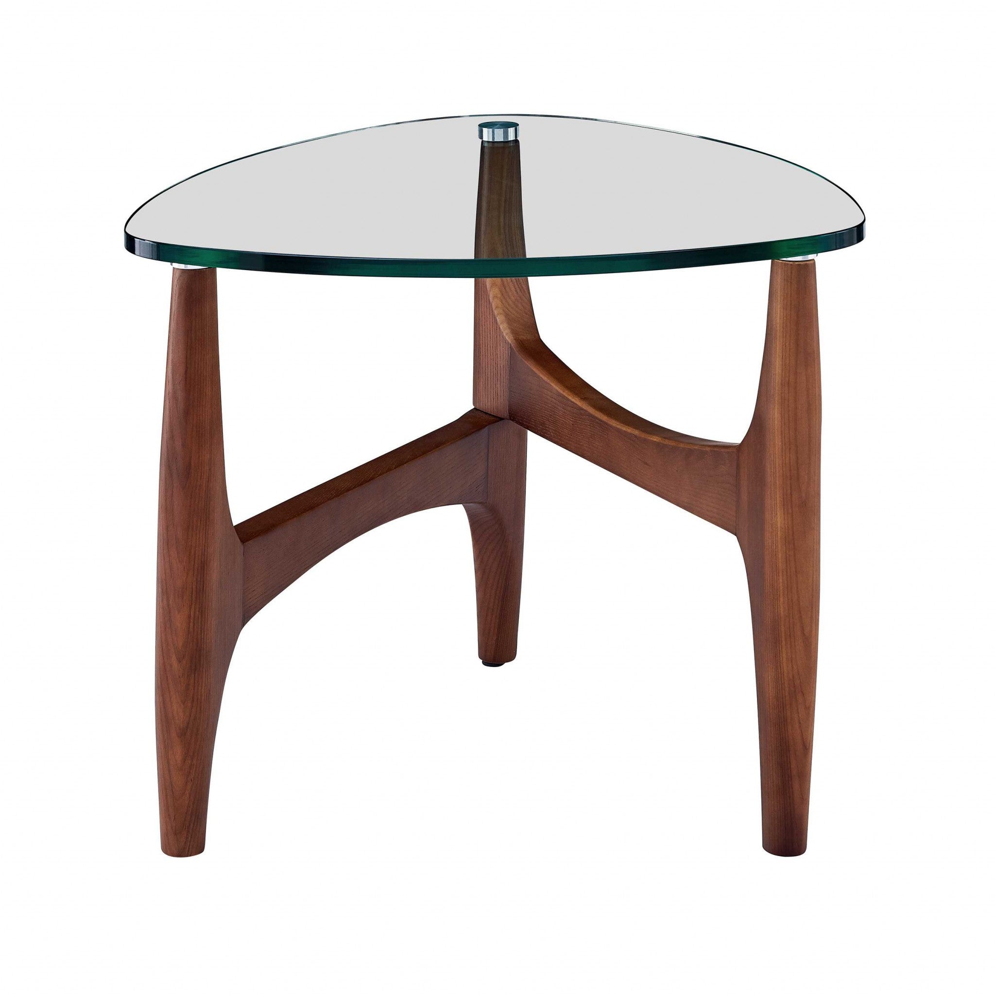 20" Clear Tempered Glass End Table-6