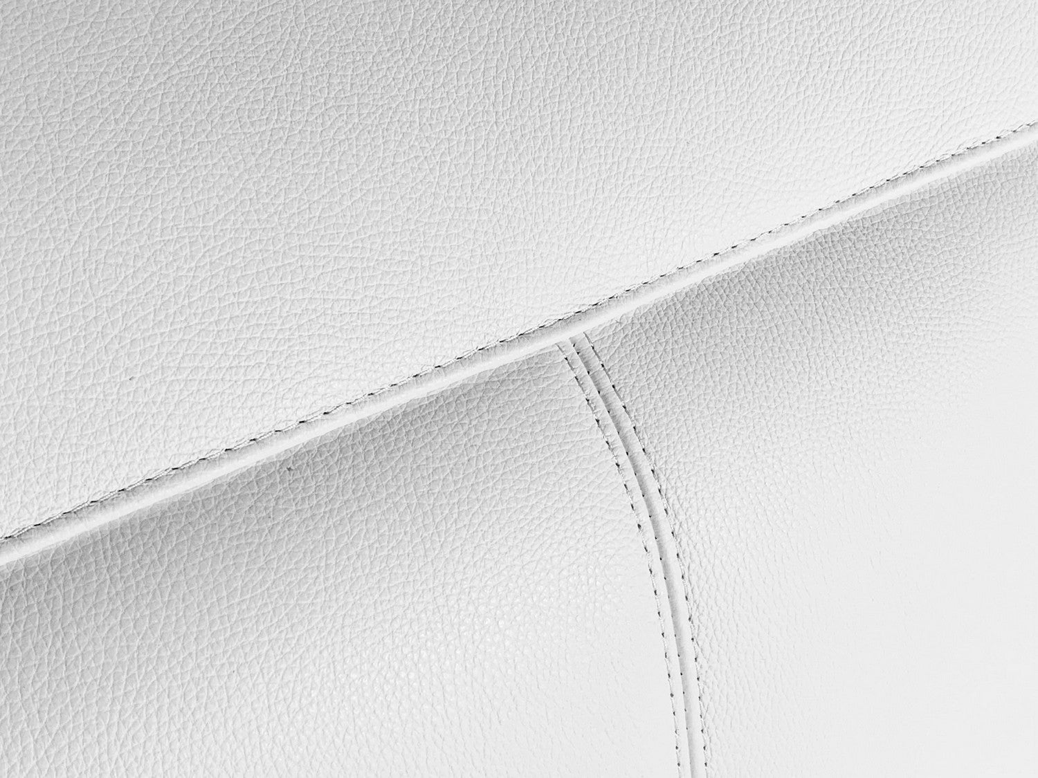 White Italian Leather Power Reclining U Shaped Eight Piece Corner Sectional With Console-8