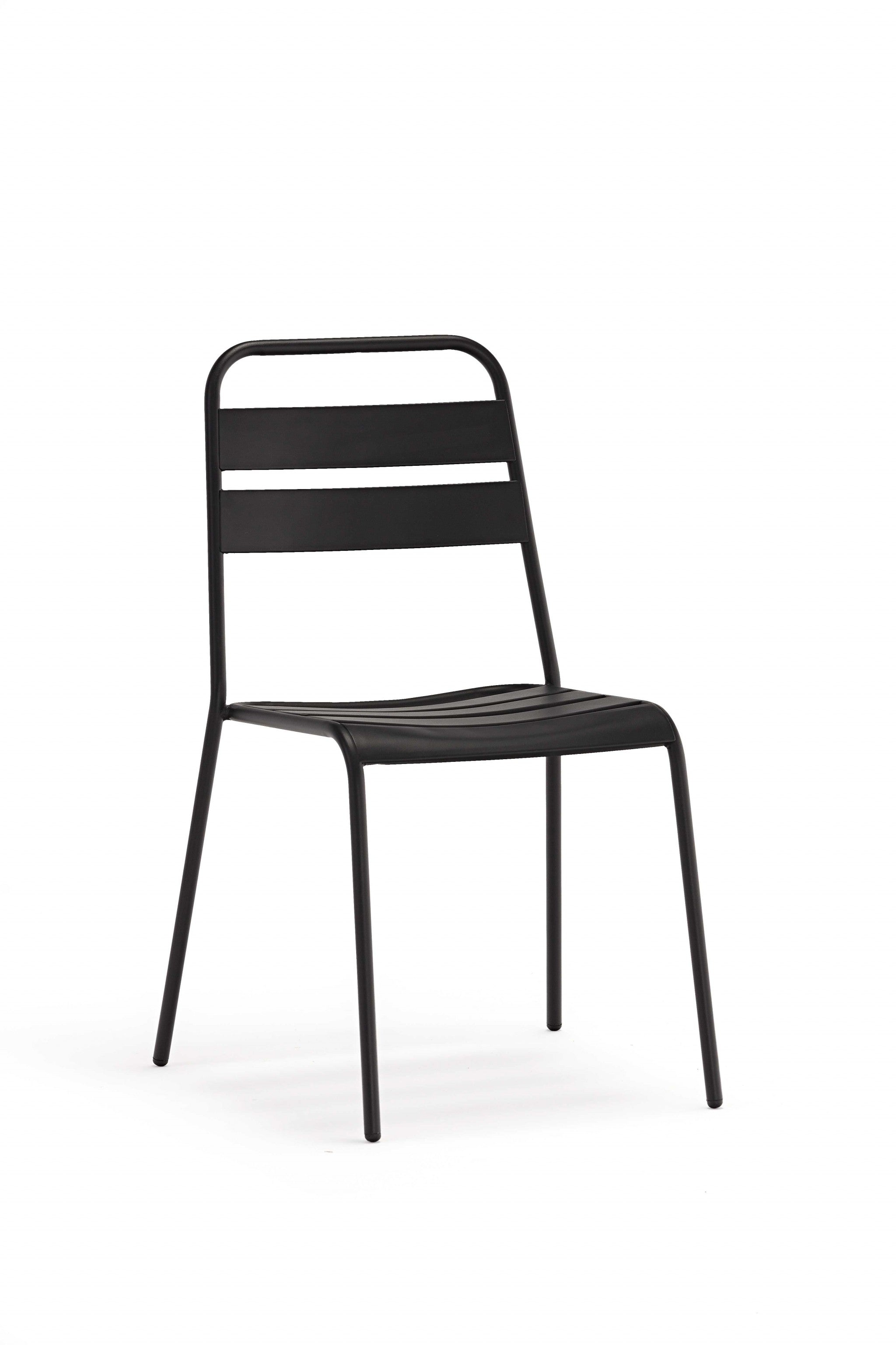 Set of Four Gray Faux Leather Dining Side Chairs-0