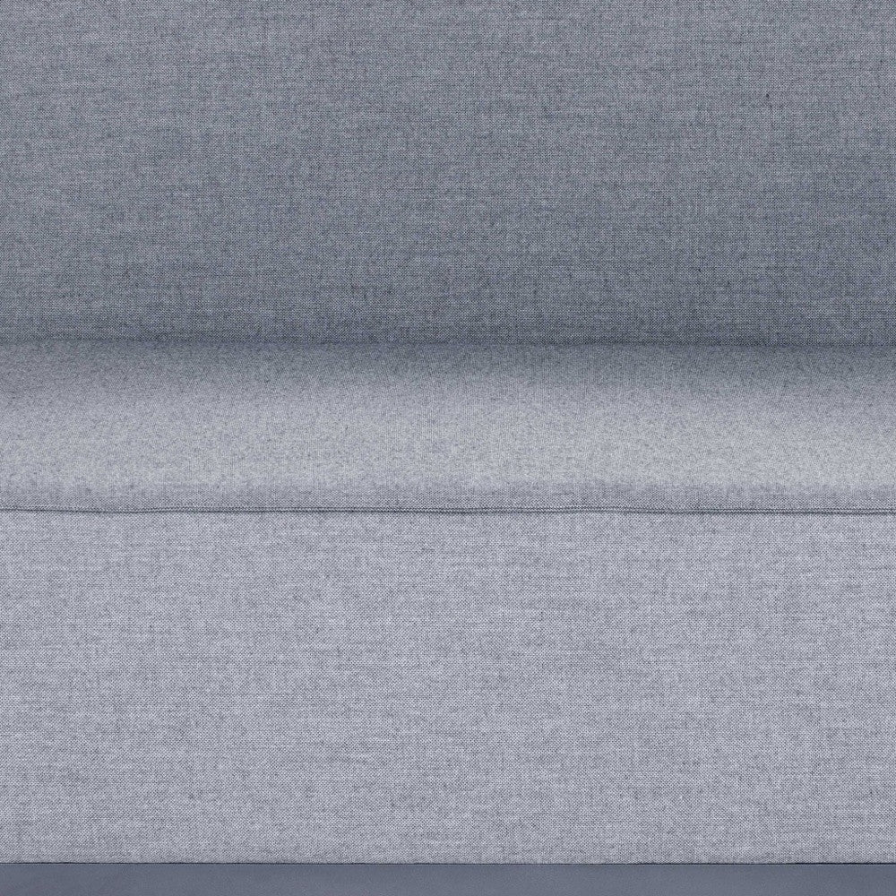 37" Gray Linen Arm Chair-3