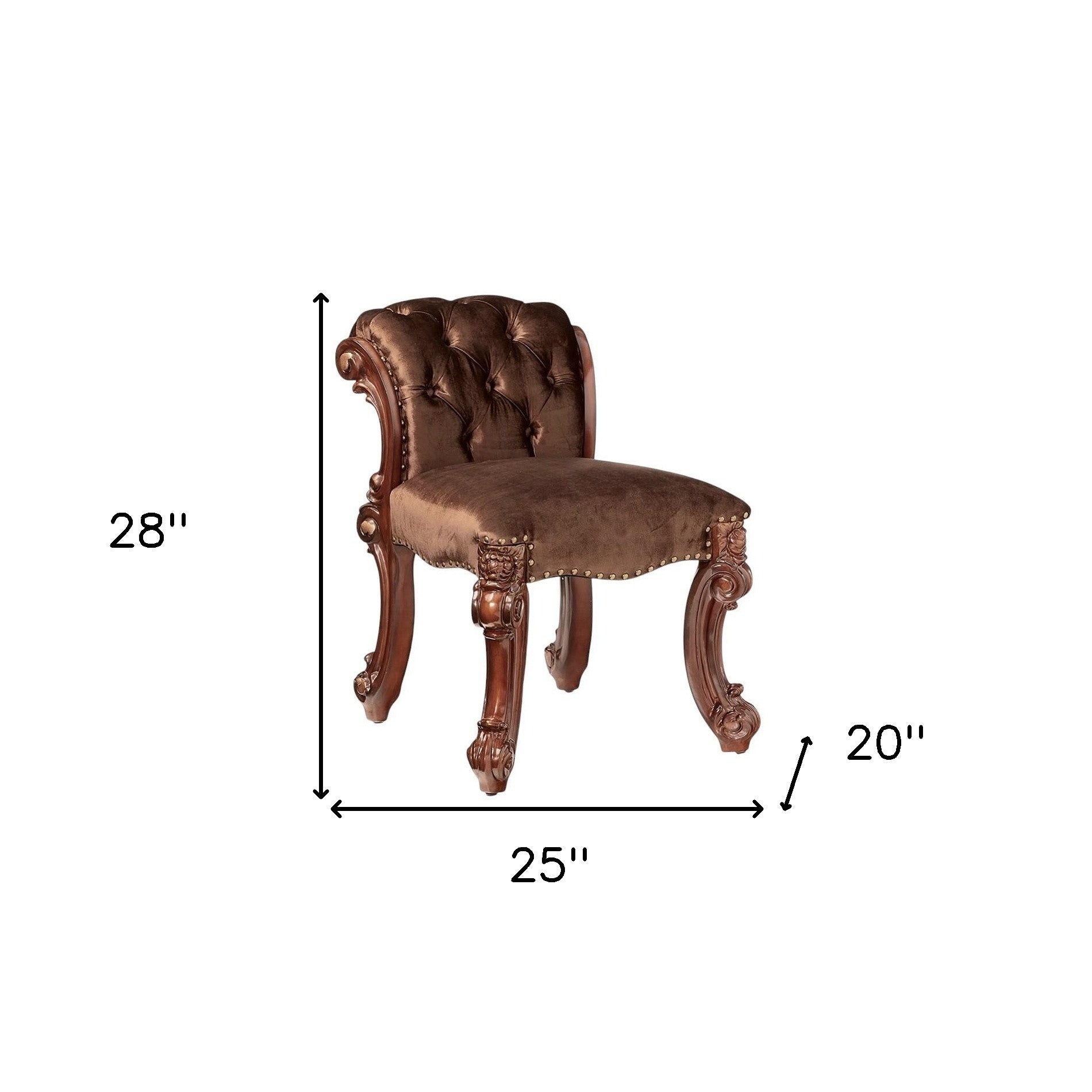18" Solid Manufactured Wood and Fabric Bar Chair-6