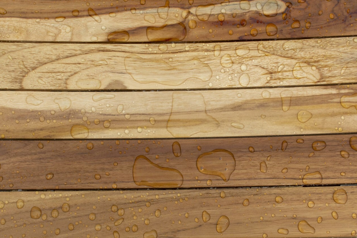 24" Brown Teak Rectangular Shower Bench-7