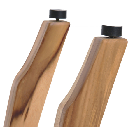 24" Brown Teak Rectangular Shower Bench-5