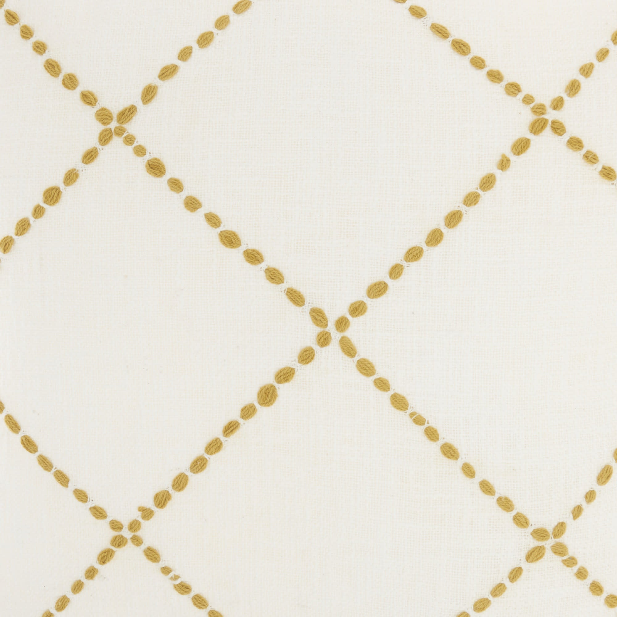 Boho Mustard Cotton Accent Throw Pillow-8