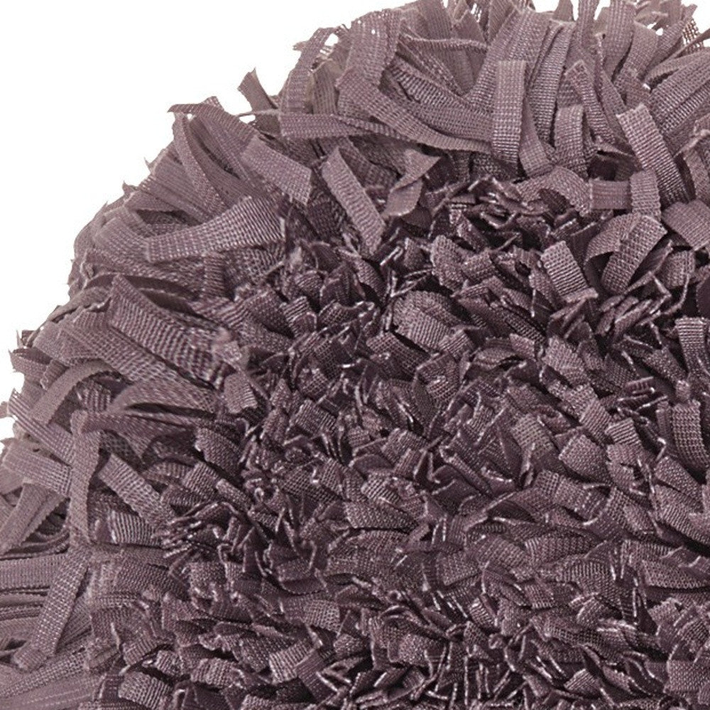 Heart Shaped Lavendar Shag Accent Pillow-2