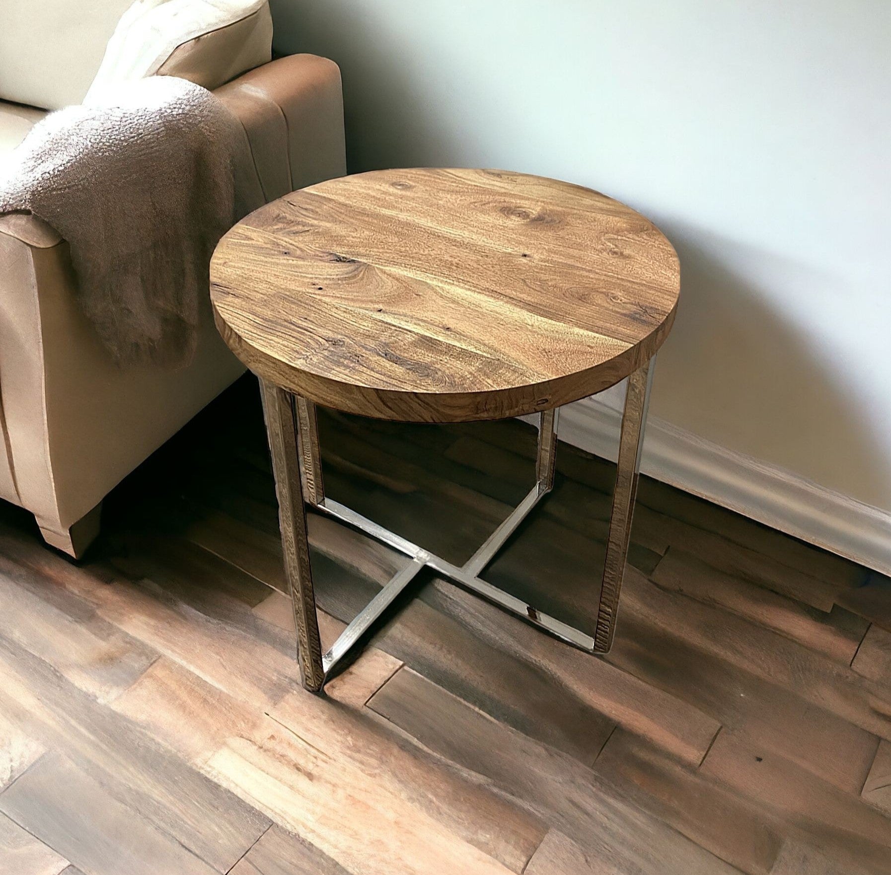 Modern Rustic Side Or End Table-1
