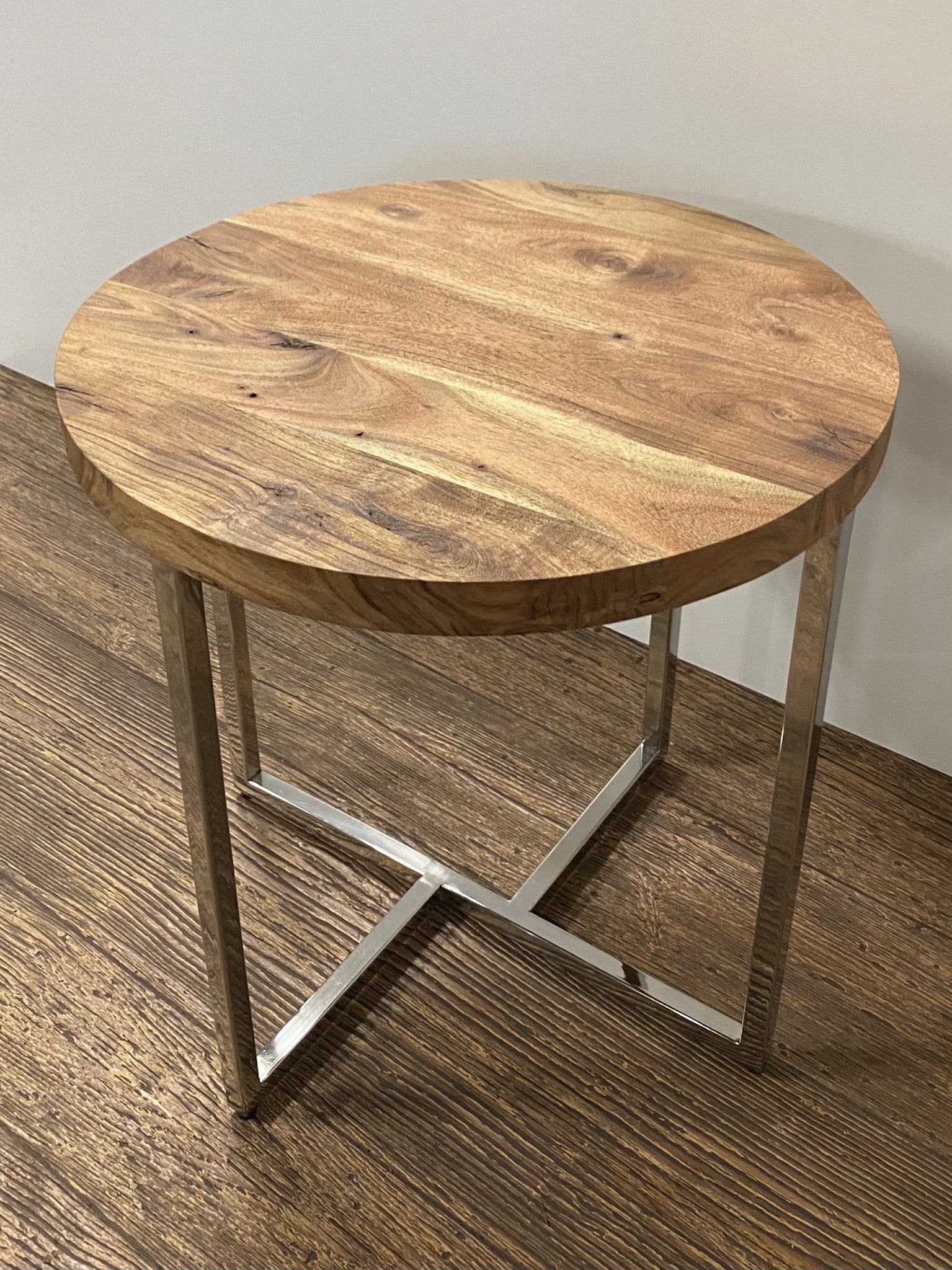 Modern Rustic Side Or End Table-5