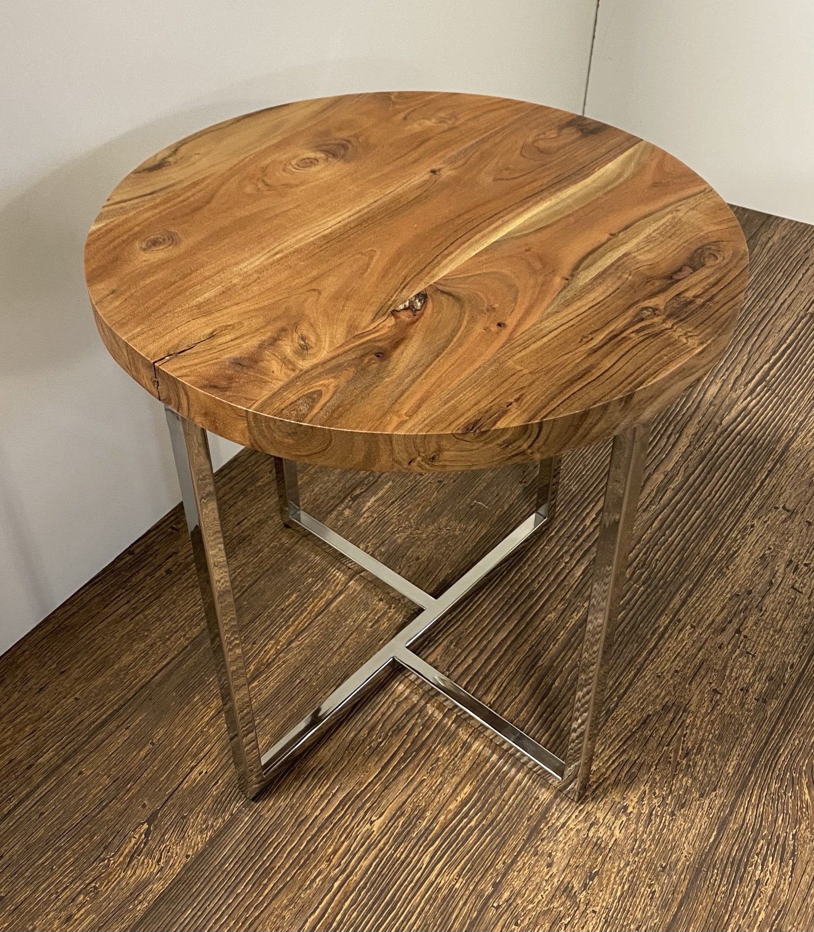 Modern Rustic Side Or End Table-7