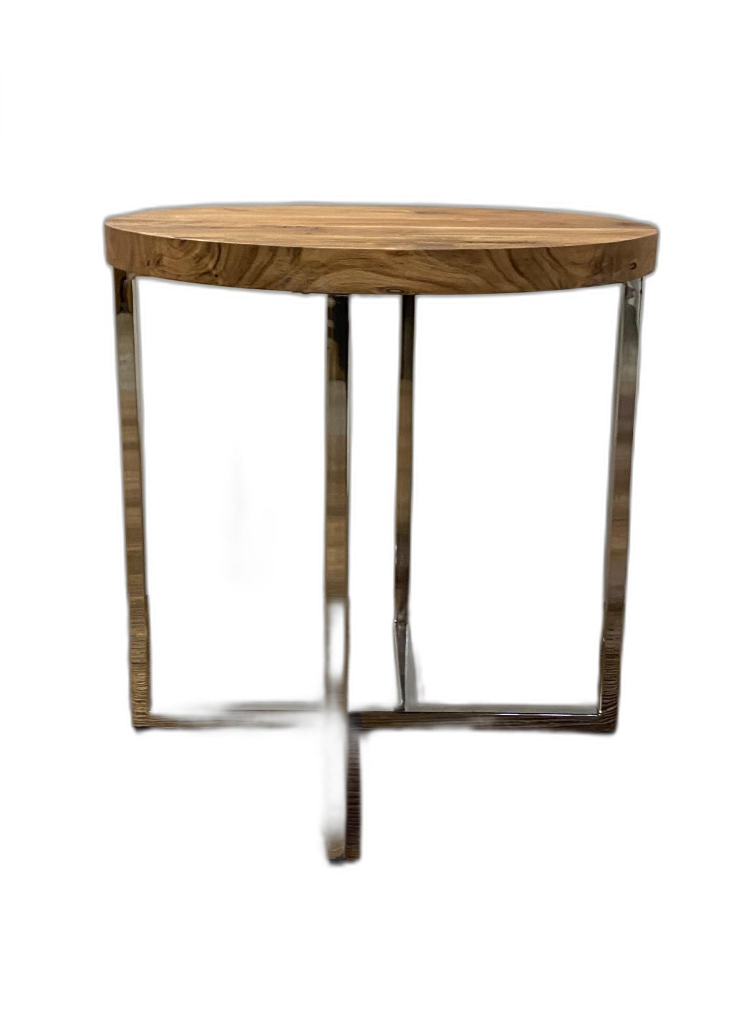 Modern Rustic Side Or End Table-0