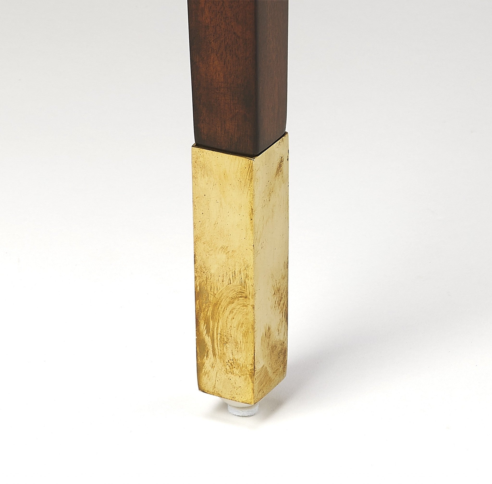 23" Brown Wood Square Coffee Table With Drawer-5